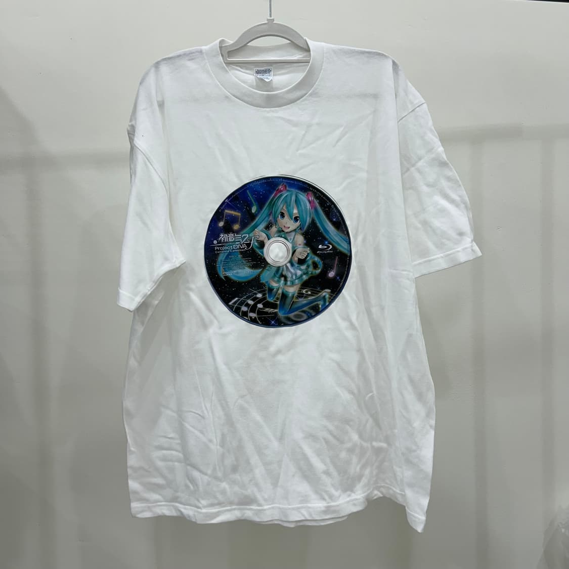 하츠네 미쿠 CD 프린팅 티셔츠 상품이미지2