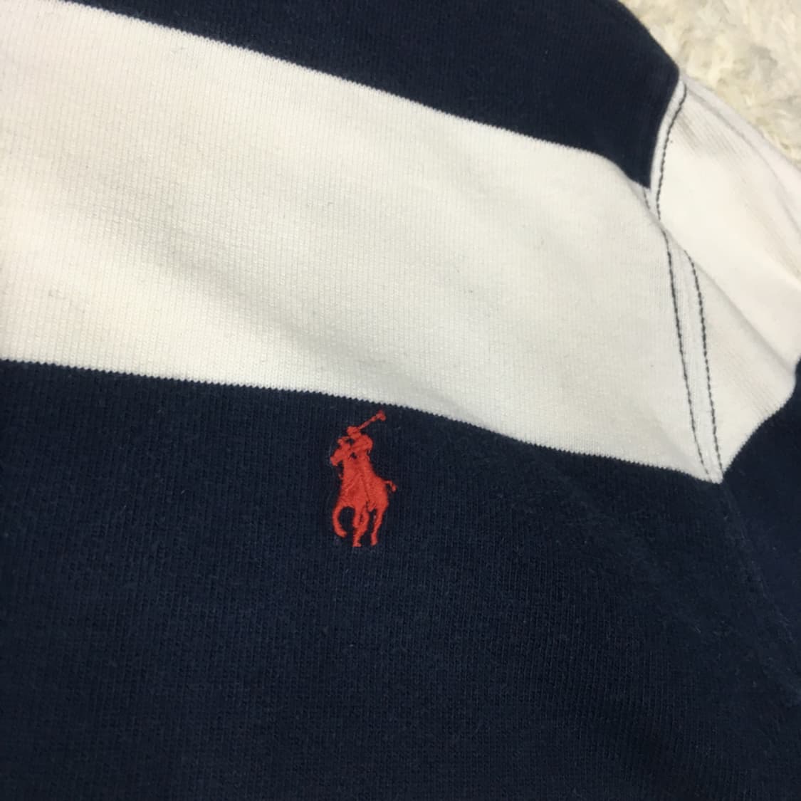 폴로 스몰포니 스트라이프 럭비티 BB12 상품이미지2