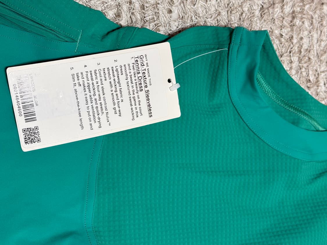 (택O 미착) 룰루레몬 그리드텍스쳐 테니스 드레스 6 170/88A 상품이미지3