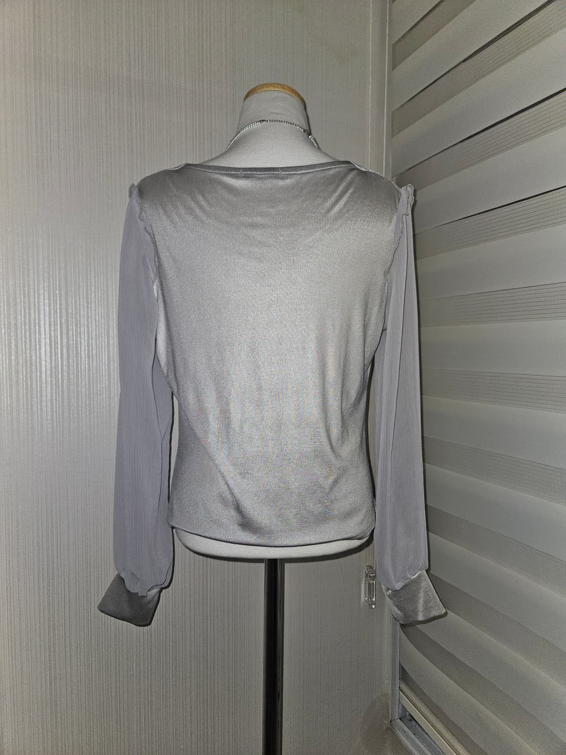 빈티지 그레이로즈 히메 블라우스 상품이미지3