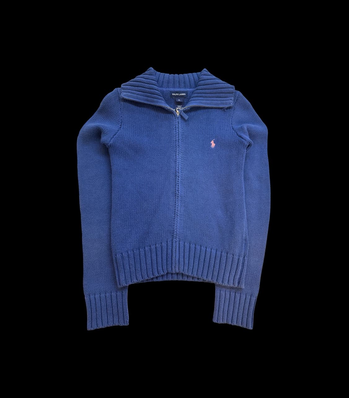 랄프 로렌 하프 집 코튼 니트 상품이미지1