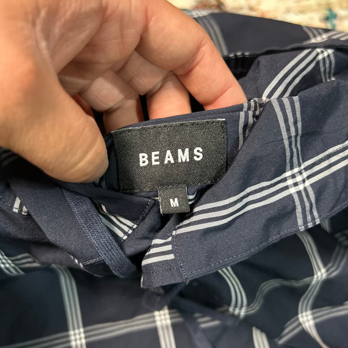 [XL] 빔즈 후드 체크셔츠 상품이미지2