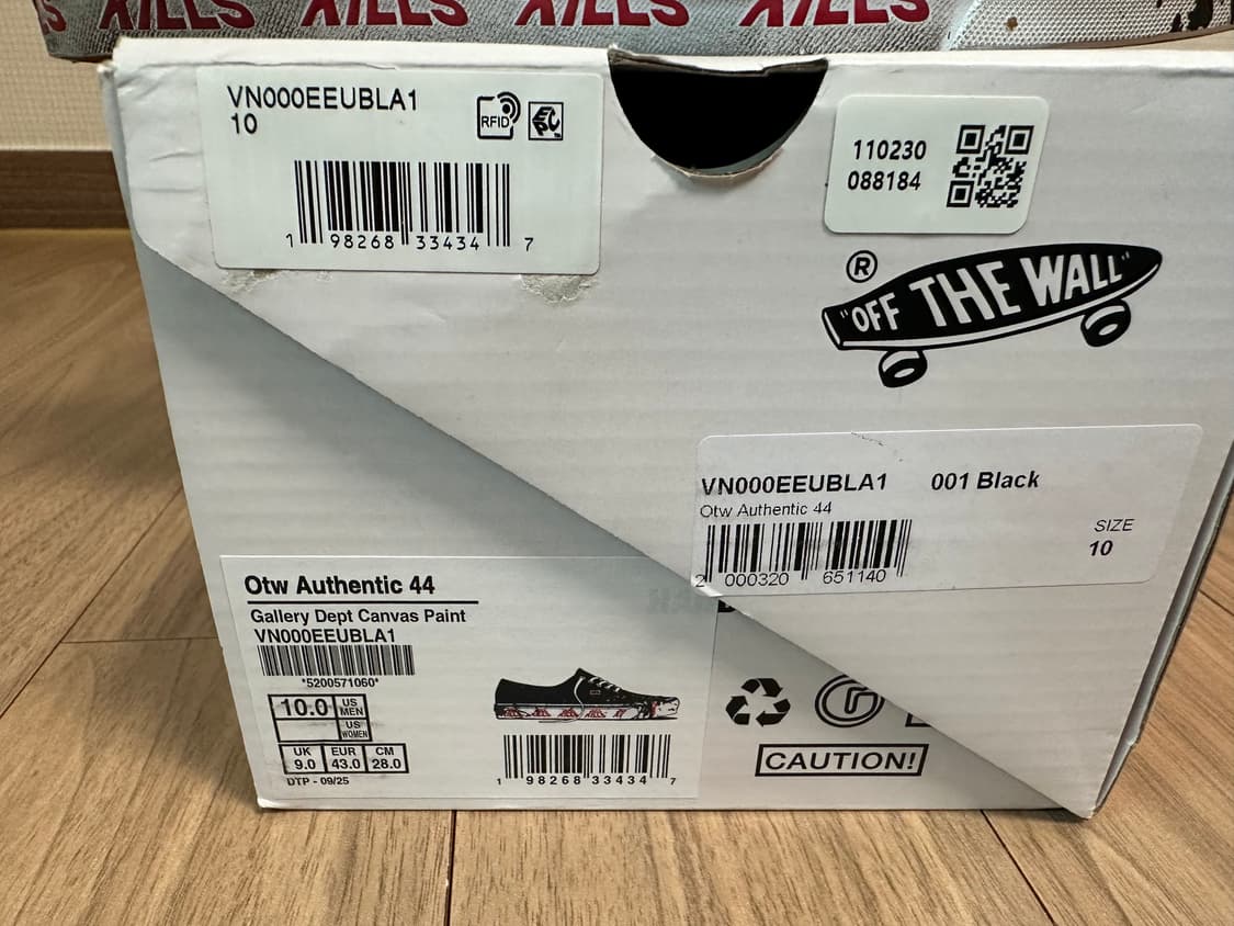 280 반스 x 갤러리 디파트먼트 OTW 어센틱 44 블랙 상품이미지7