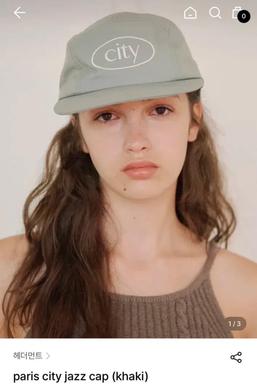 [택만뗀새상품]헤더먼트 hetherment 파리 시티 재즈 모자3개 캡 상품이미지1