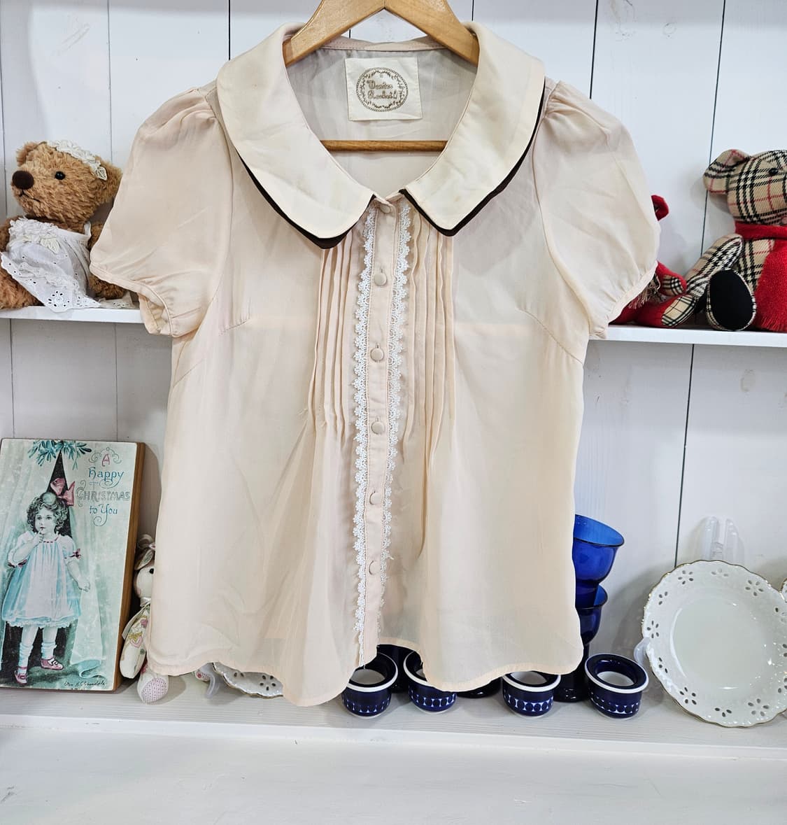 카라 블라우스 상품이미지1