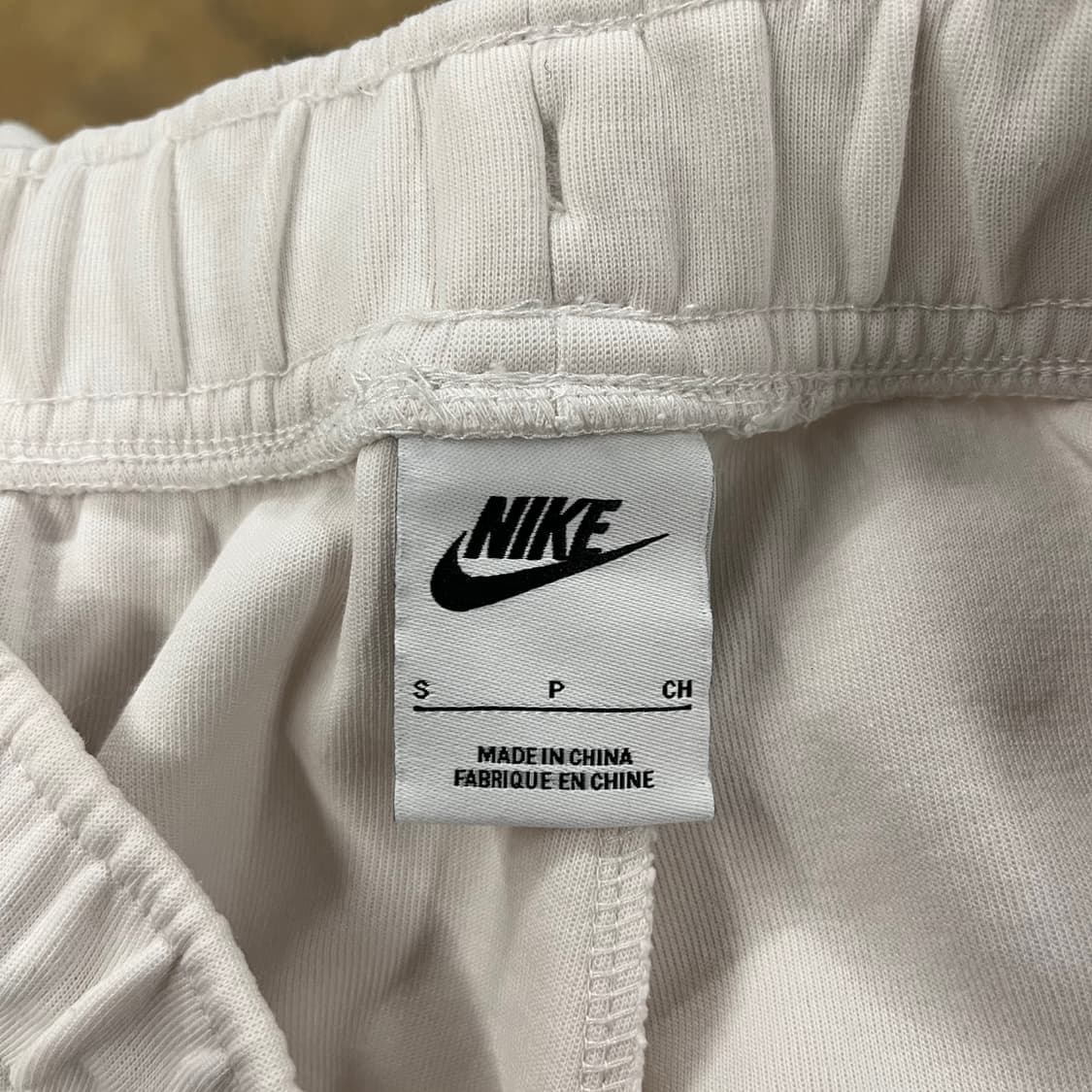 [정품/S] 나이키 테크 플리스 바지 화이트 b19 상품이미지4