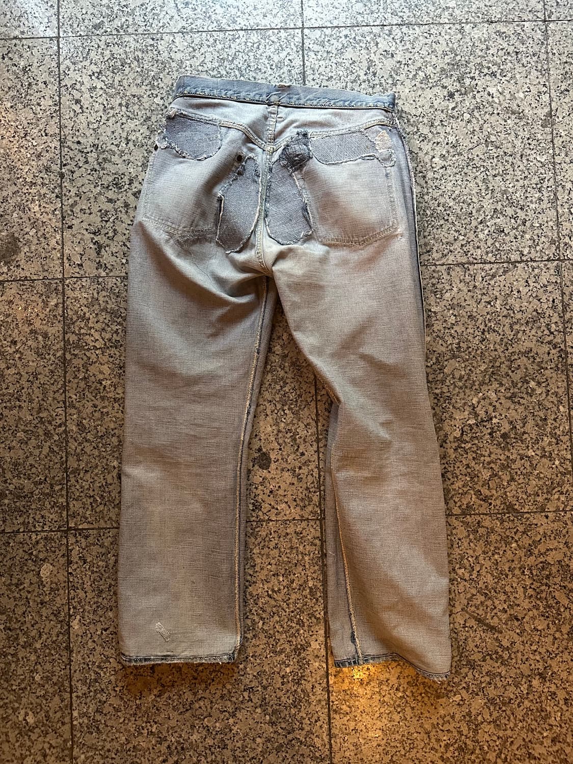 50s USA 빈티지 리바이스 501XX 오리지널 셀비지 데님 팬츠 상품이미지9