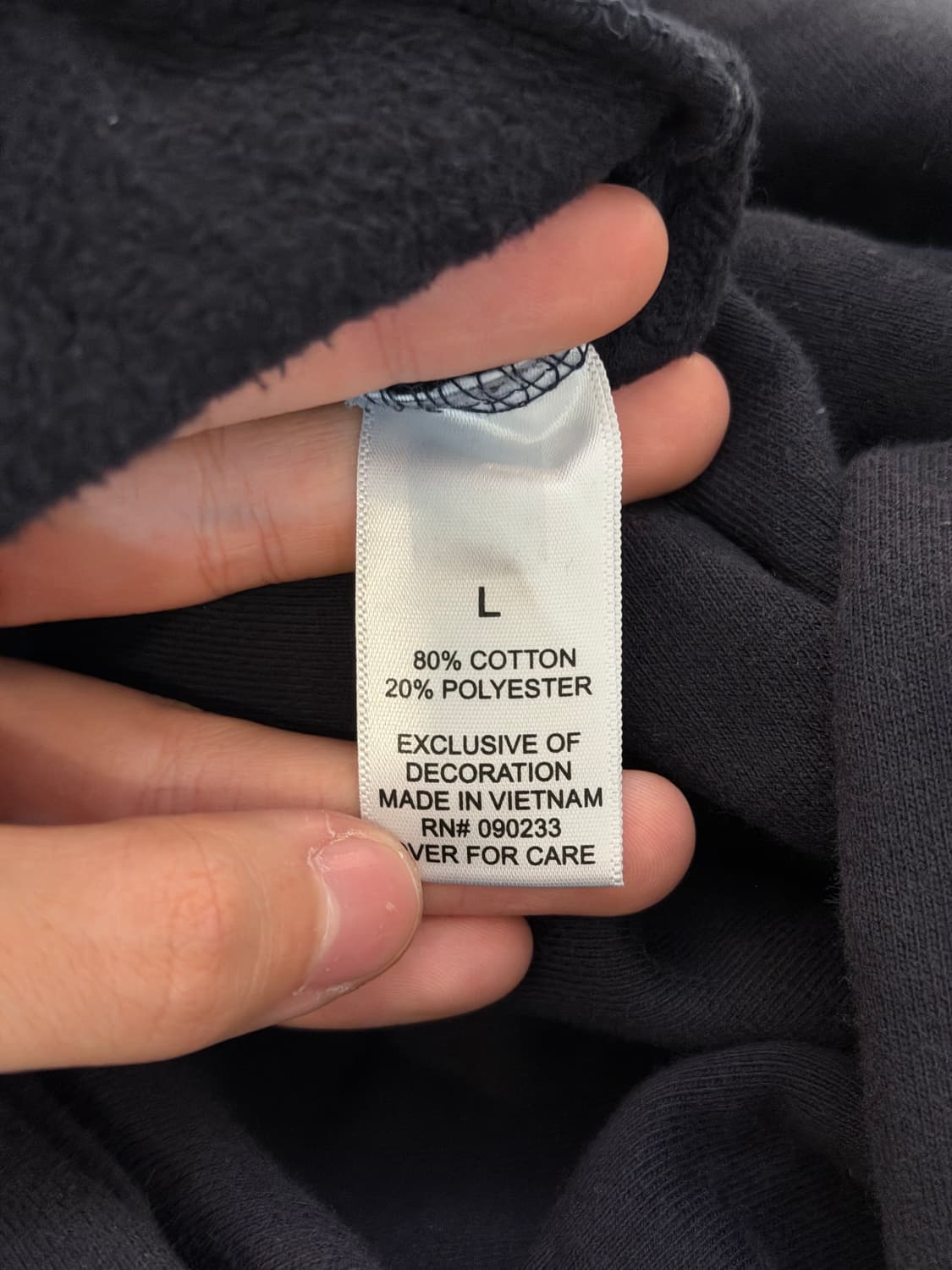 피어오브갓 에센셜 후드티 블랙 상품이미지7