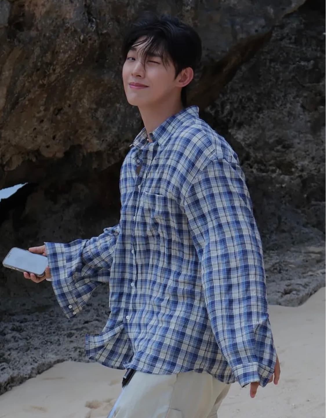 비긴2020 체크셔츠 S 상품이미지1