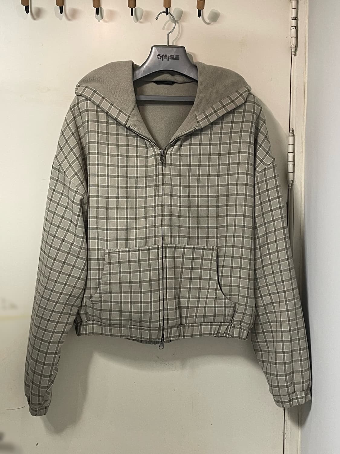 자라 체크 박시핏 점퍼 상품이미지3