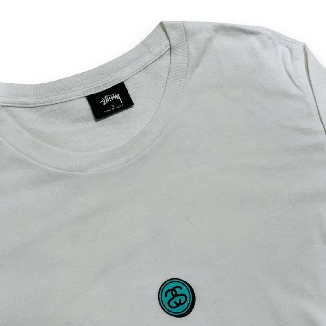 스투시 스몰 민트 로고 화이트 롱 슬리브 상품이미지4