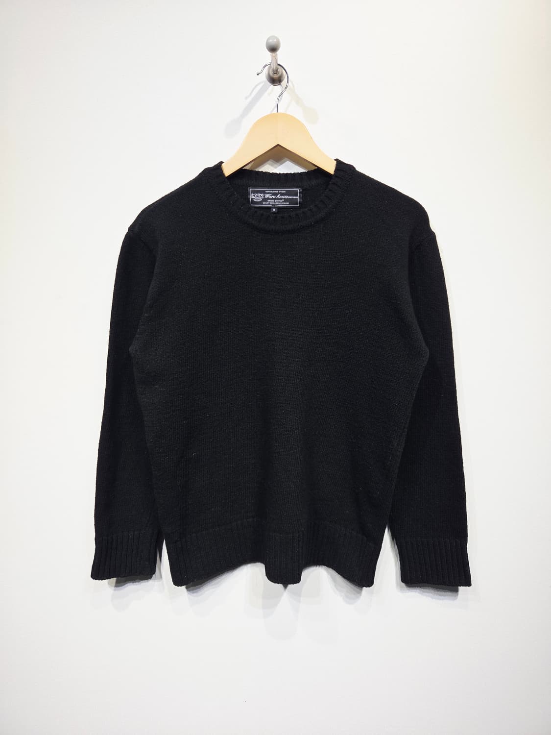 WAREHOUSE 웨어하우스 울 100% 크루넥 니트 스웨터 상품이미지2