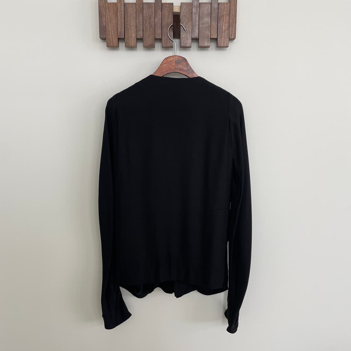 마르니 블랙 논카라 집업 가디건 상품이미지2