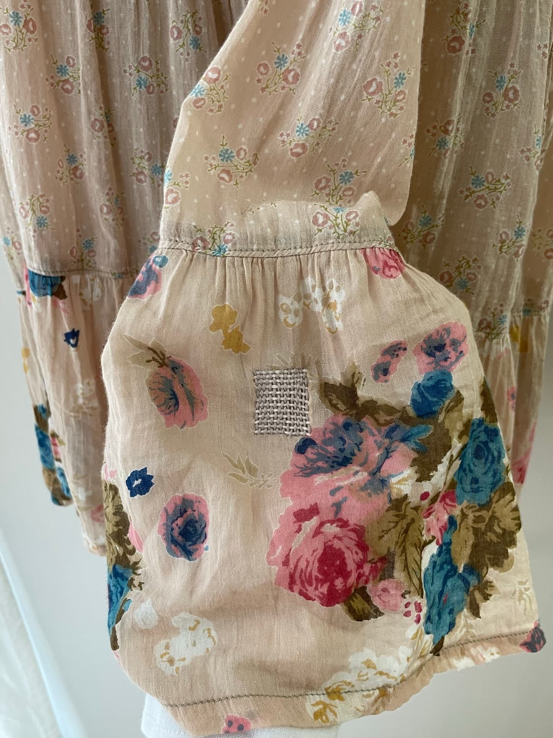 빈티지 꽃무늬 패치 원피스 캉캉 원피스 / 모리걸 하구미 상품이미지3