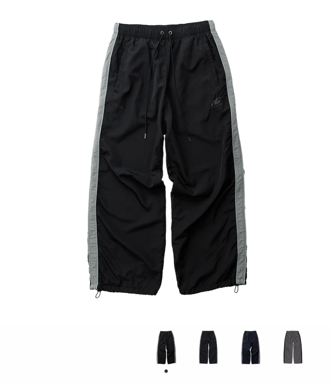 폴리테루 휴먼인덱스 레트로 트랙팬츠 블랙세이지 4 상품이미지1