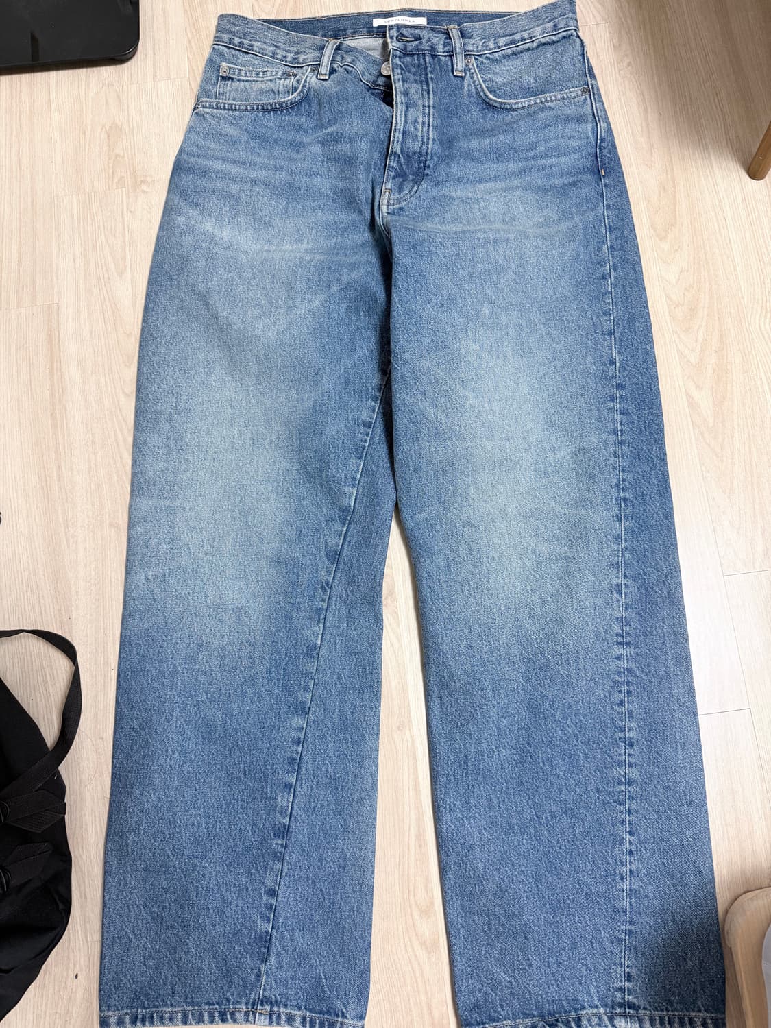 (새상품) 선플라워 25fw 와이드트위스트 32/32 판매 상품이미지4