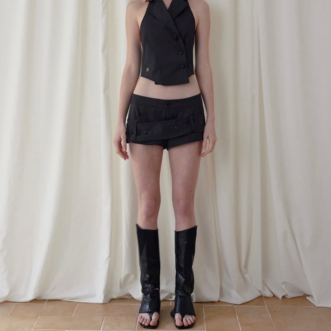 BELT DETAIL SHORTS 상품이미지3