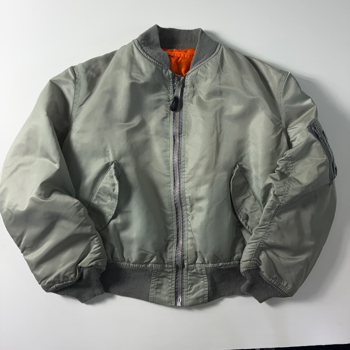 Alpha  알파인더스트리 90,s USA MA-1 플라이트 자켓  상품이미지3