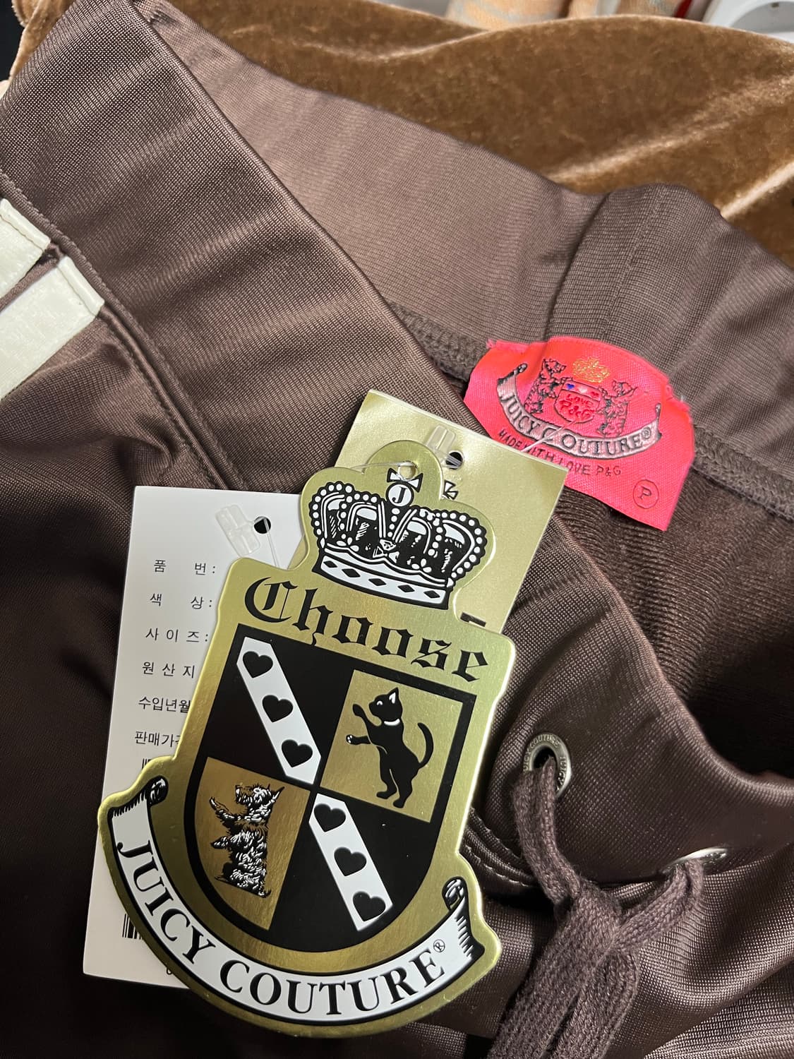 쥬시 꾸뛰르 트레이닝 스커트 치마 새상품 XS 상품이미지2