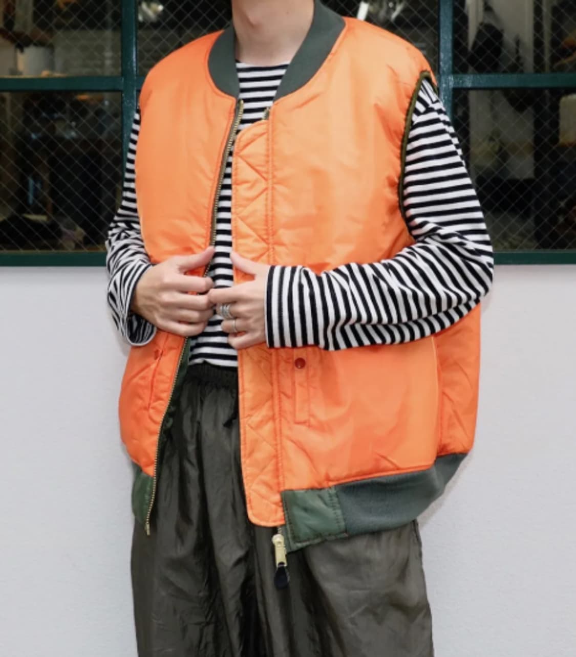 THRIFTY LOOK MA1 ベスト 2WAY 상품이미지3