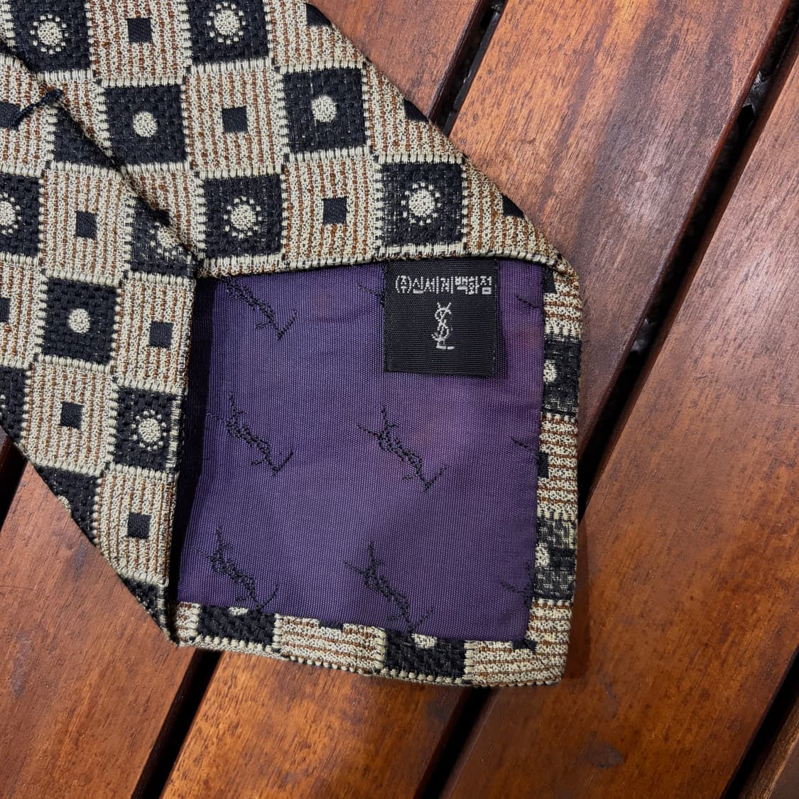 Yves Saint Laurent 클래식 실크 넥타이 상품이미지4