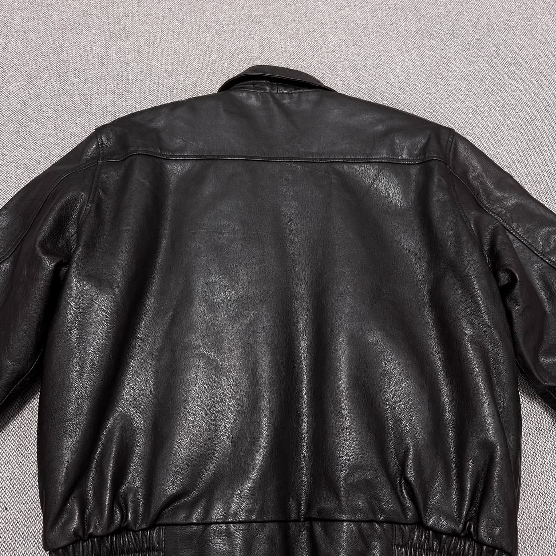 오리지널 00s 공군 플라이트 레더자켓(105) 상품이미지4