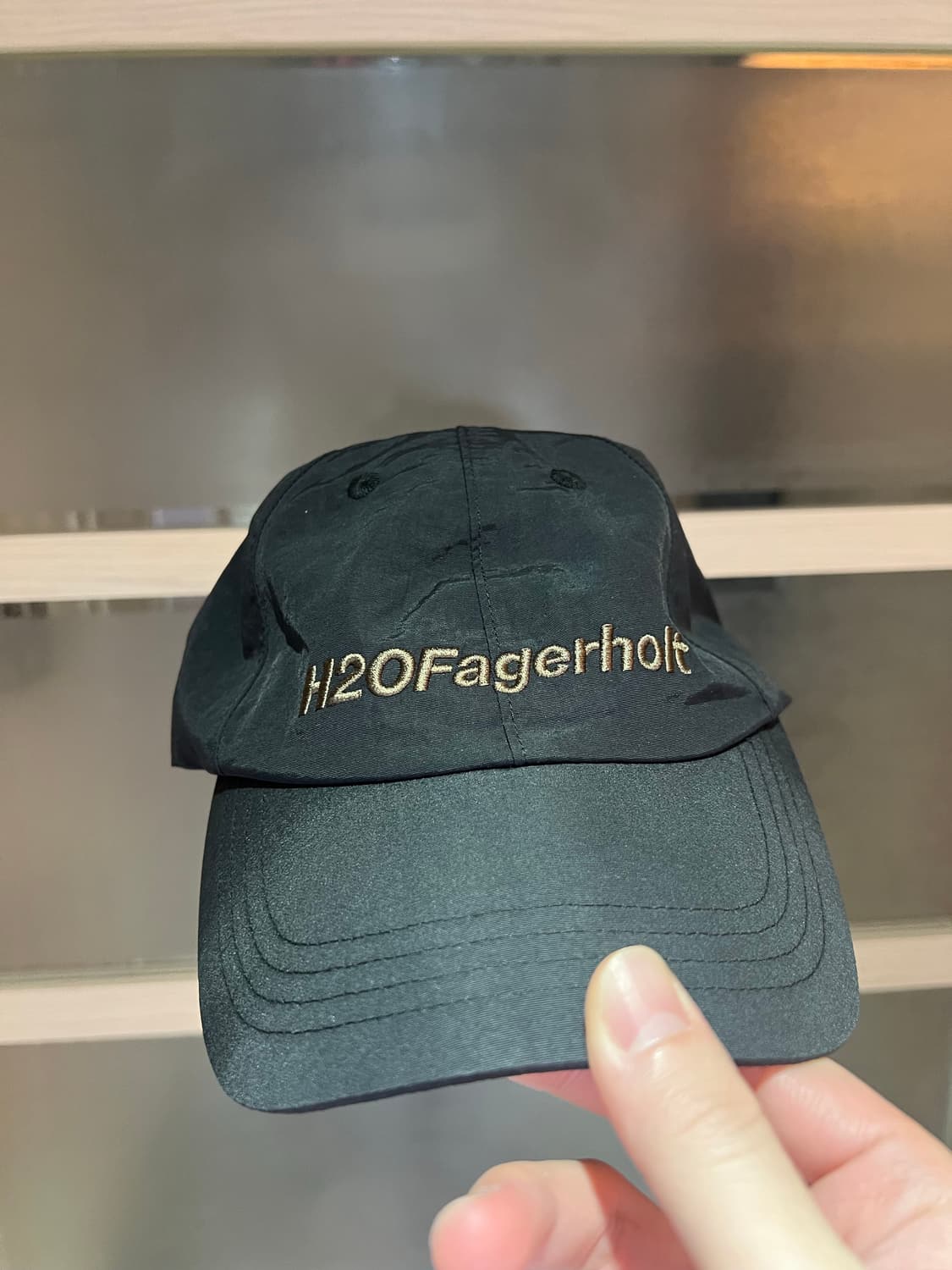  h20 fagerholt cap/ 올랜도 블룸 블랙 캡 / 프리 상품이미지4