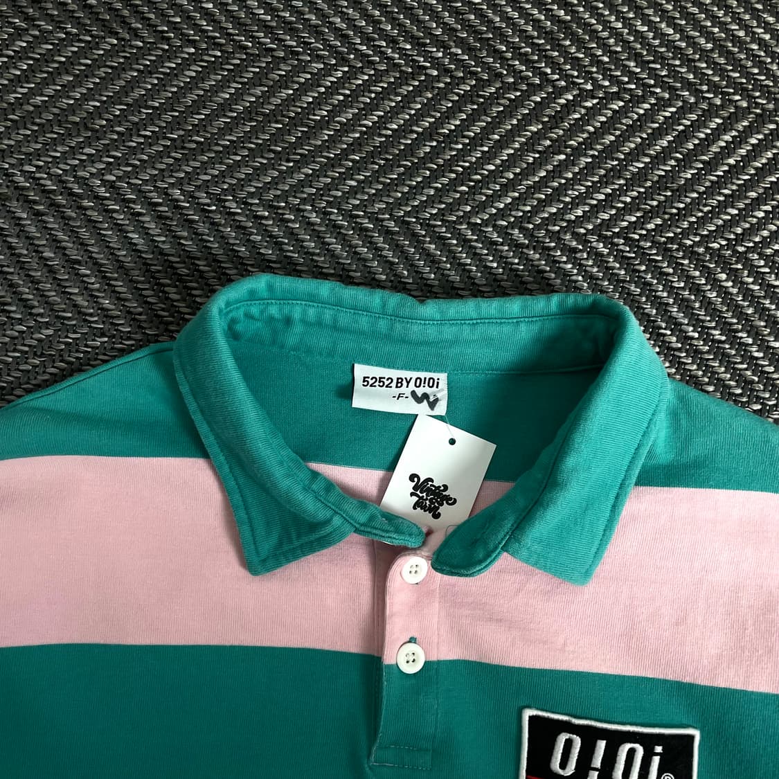 오아이오아이 단가라 카라 럭비 티셔츠y 2845 상품이미지5