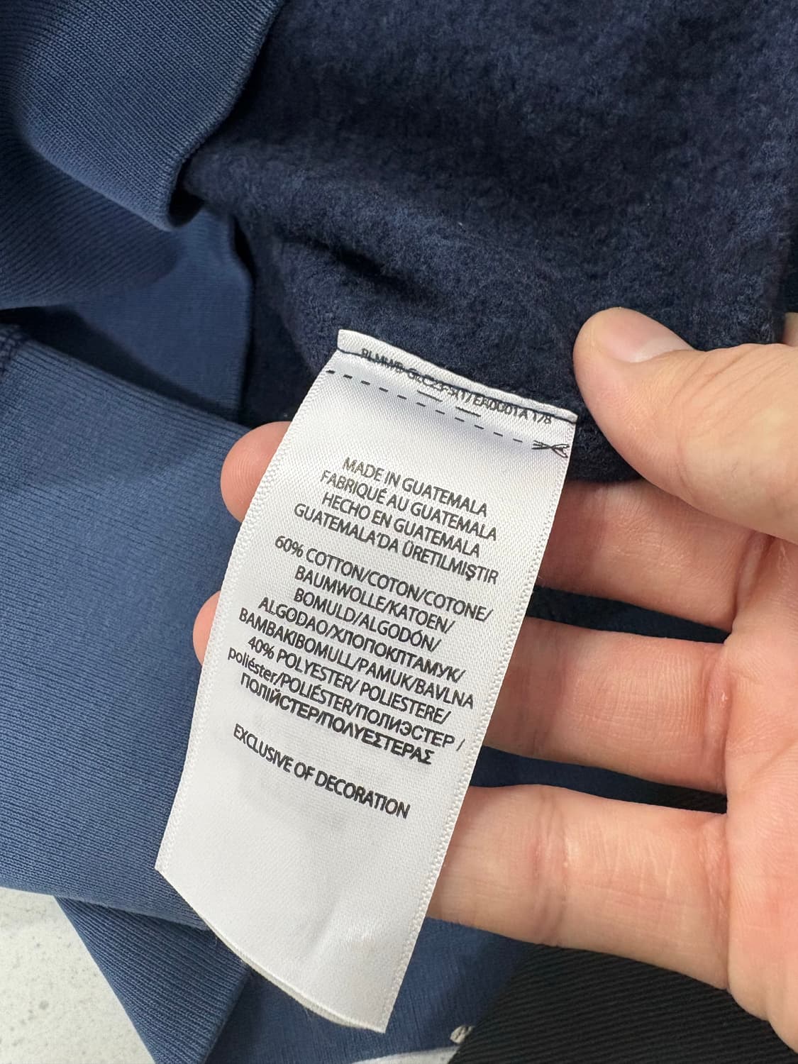 폴로 랄프로렌 네이비 후드티  상품이미지4