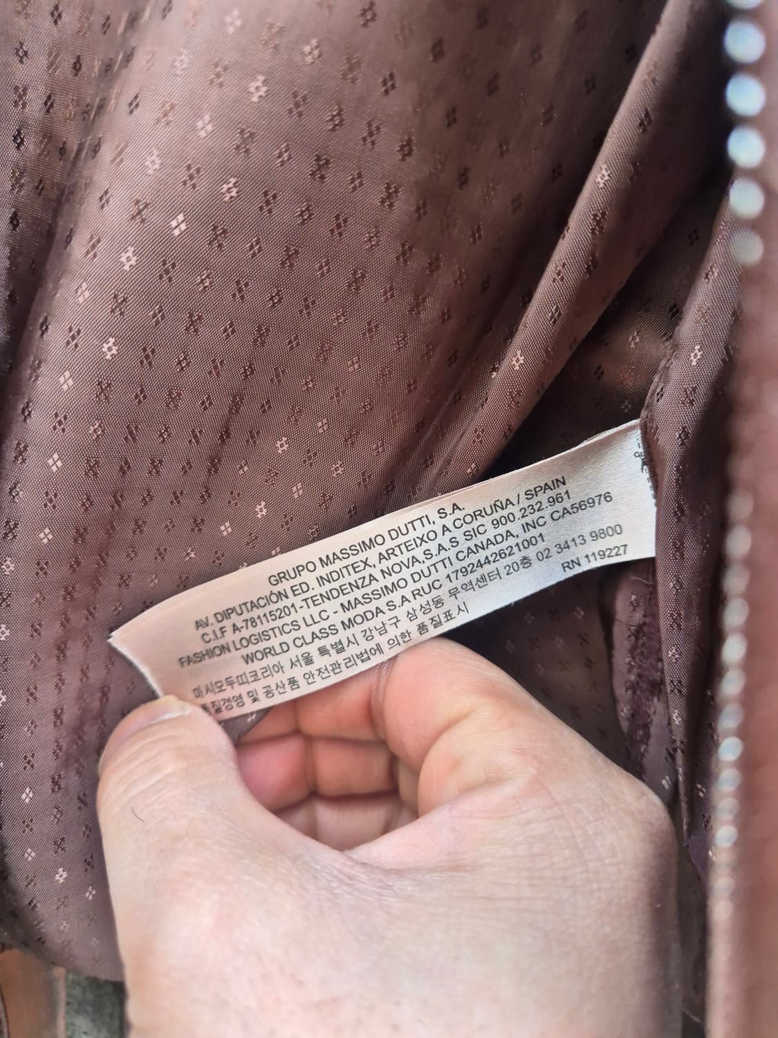 마시모두띠 여성 가죽 자켓입니다 상품이미지3