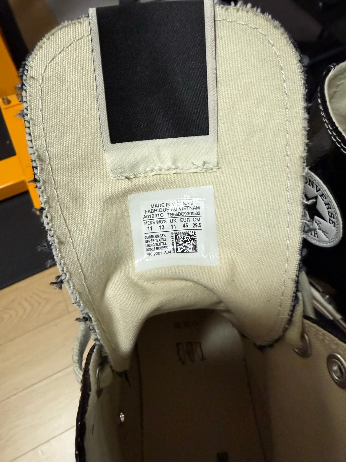 컨버스 x 릭오웬스 Drkshdw 터보다크 척70 데님 295 상품이미지3