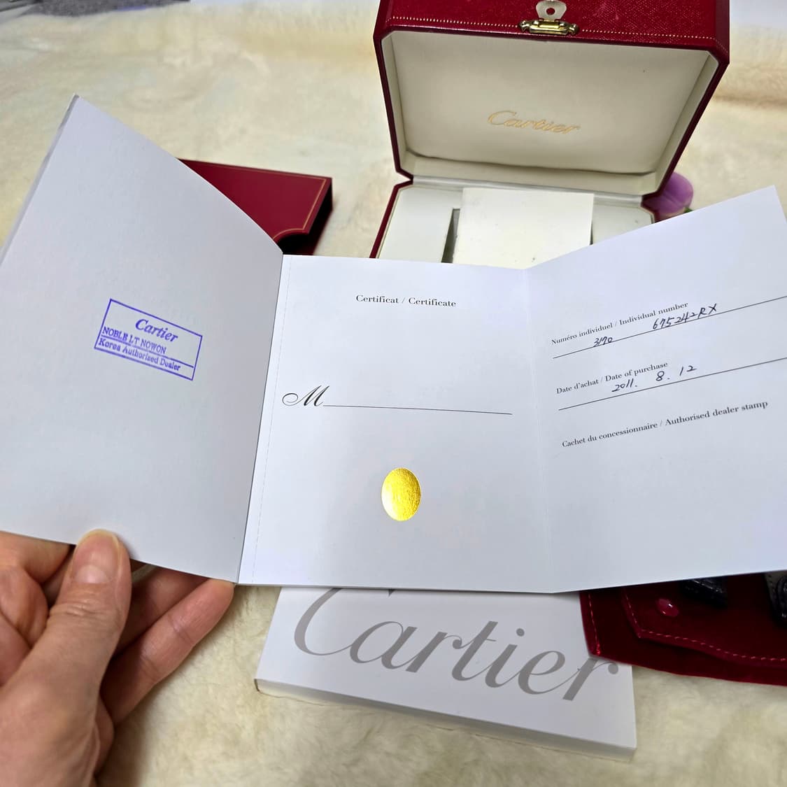 까르띠에 탱크솔로 스틸 스몰 시계 정품 상품이미지9