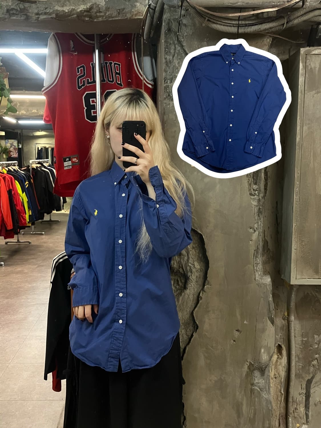 폴로 랄프로렌 셔츠 네이비  #csz1914  상품이미지1