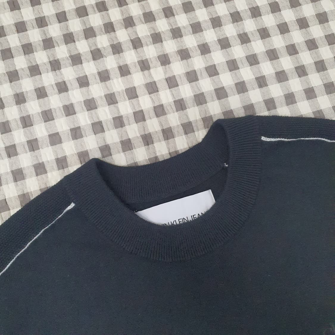 캘빈클라인 얇은 면 니트 남자95 상품이미지2