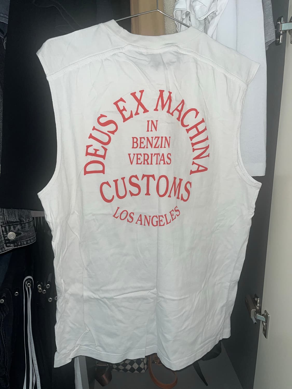 DeusExMachina 슬리브리스 블랙/화이트 일괄 상품이미지4