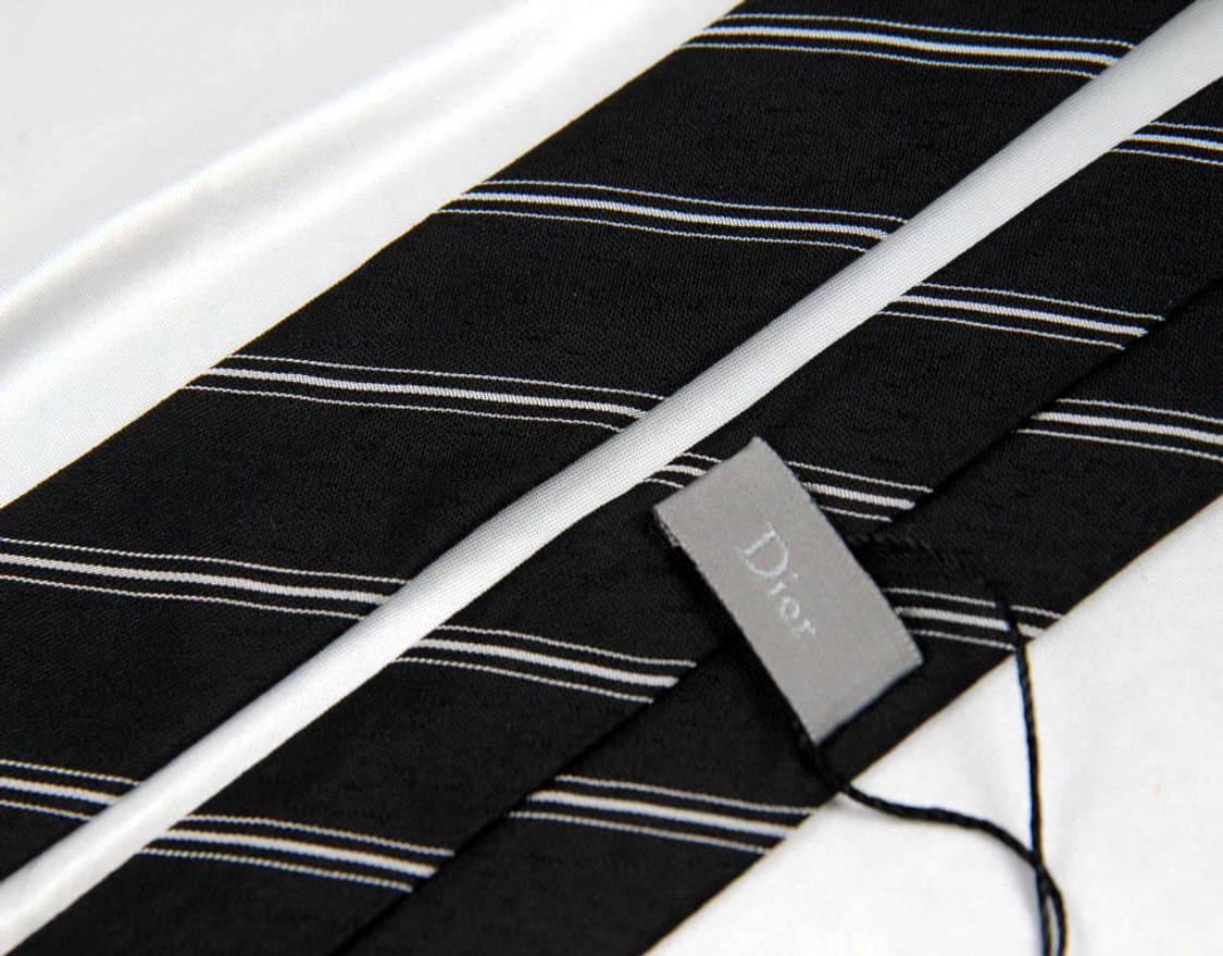디올 5.2cm 미사용 신형 슬림 남자 명품 넥타이 상품이미지3
