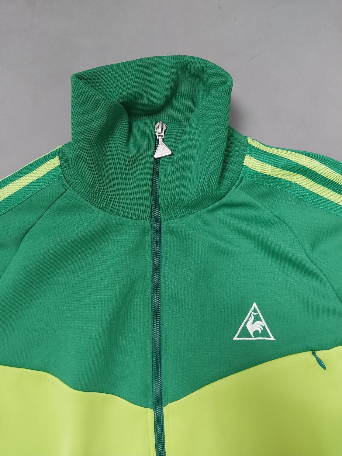 [L] 르꼬끄 스포르티브 그린 배색 저지 트랙탑 자켓 상품이미지2