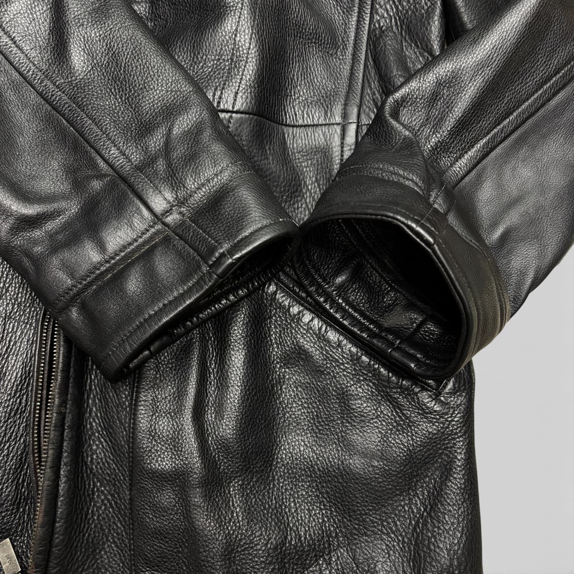 90's 도나 카란 레더 자켓 상품이미지8