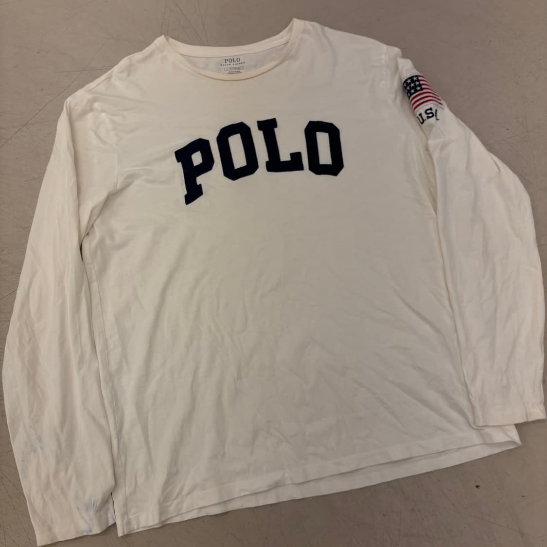 폴로 랄프로렌 빅로고 성조기 롱슬리브 상품이미지2