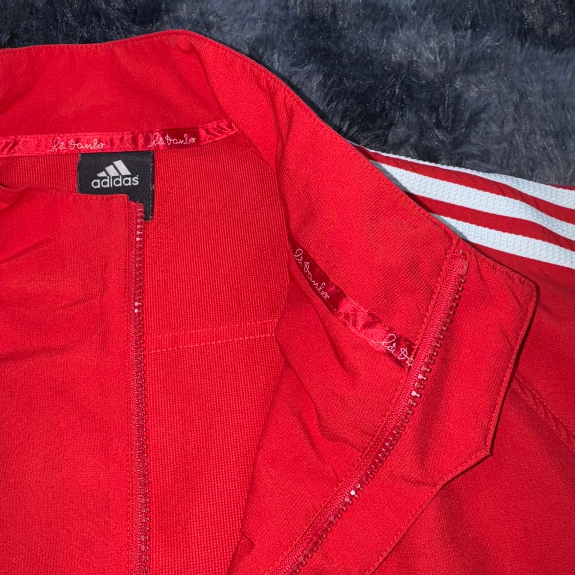 투티/ 0106 아디다스 콜라보 트랙 져지 바람막이 집업 레드 스포츠 상품이미지6