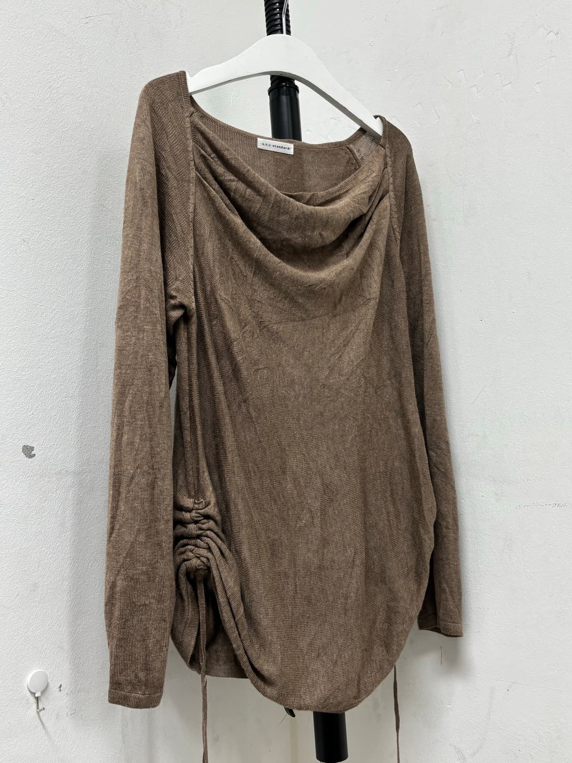 shirring Detail Draped Sleeve 상품이미지7