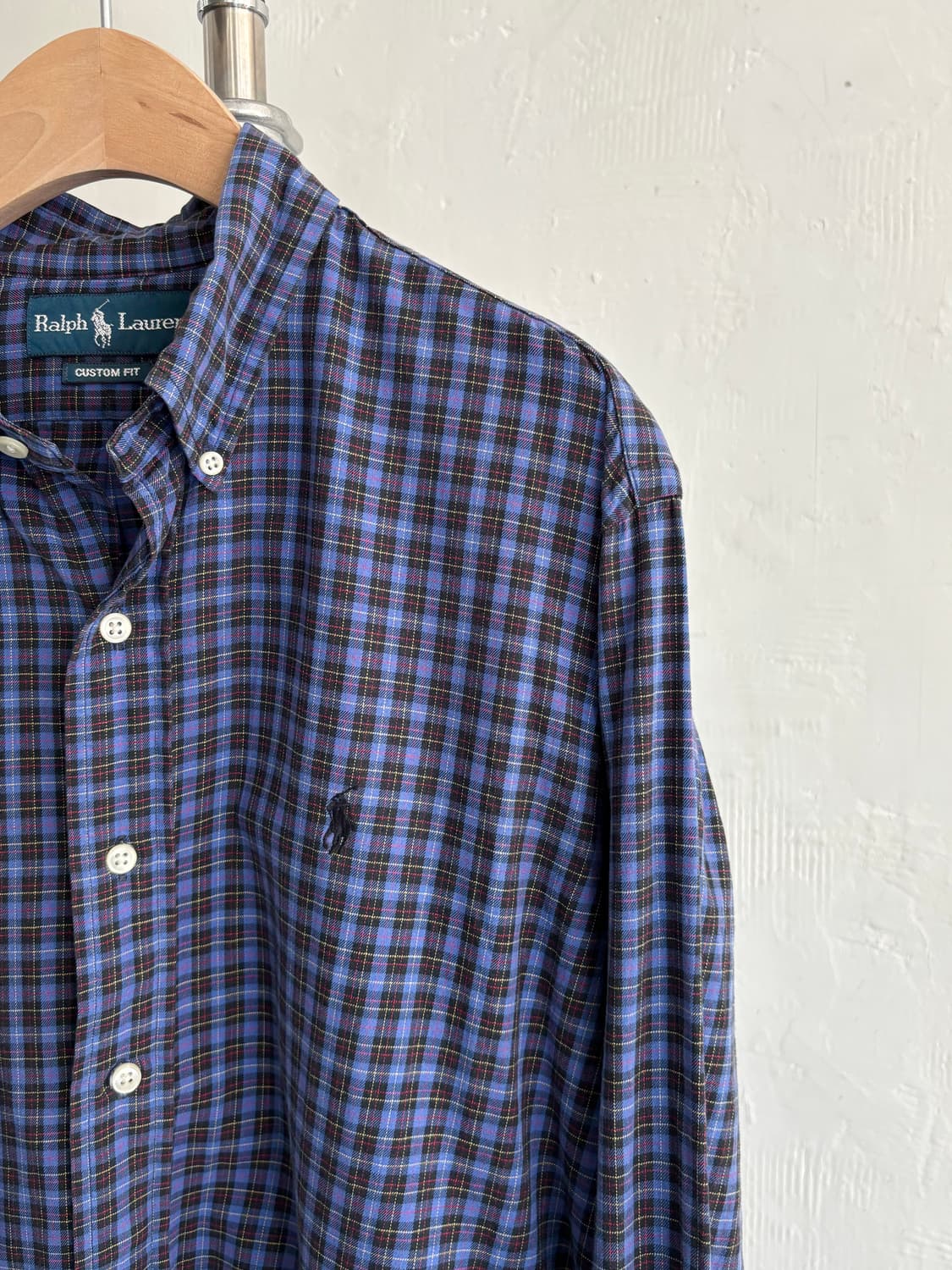 Polo 폴로 랄프로렌 퍼플컬러 체크 셔츠 커스텀핏 상품이미지5