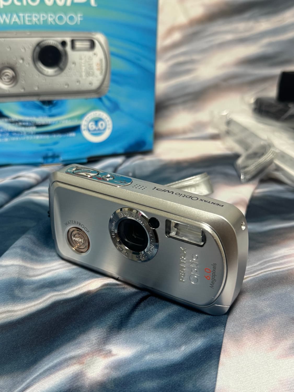 펜탁스 옵티오 wpi 실버 카메라 풀박 🤍✨ 상품이미지4