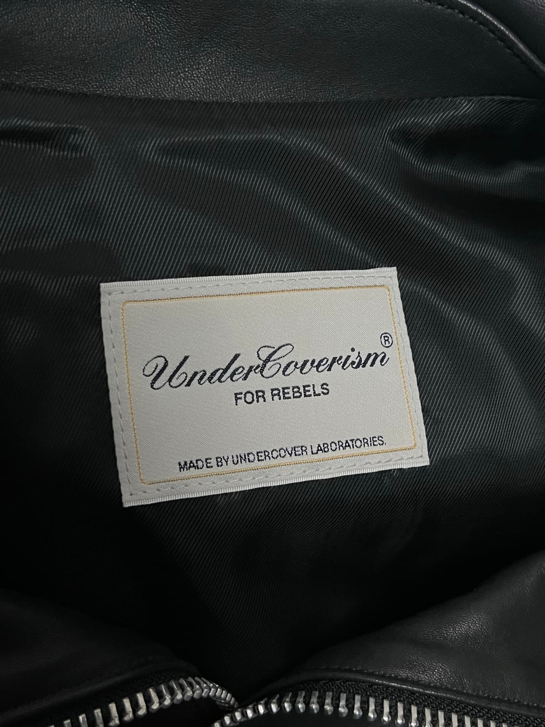 언더커버리즘 18SS 양가죽 더블 라이더자켓 상품이미지6