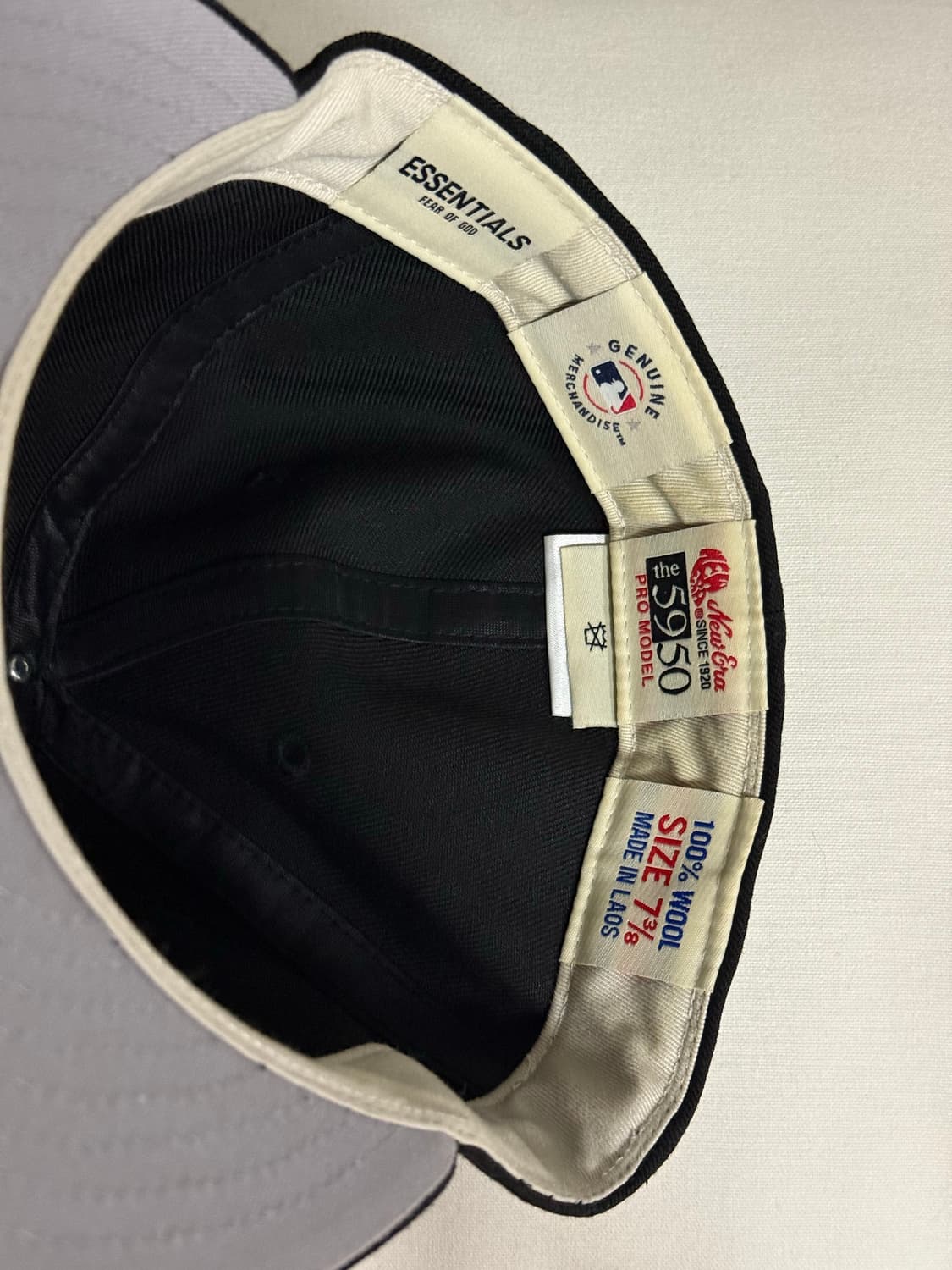 뉴에라 x 피어 오브 갓 59FIFTY 시카고 화이트 삭스 피티드 캡 블 상품이미지2