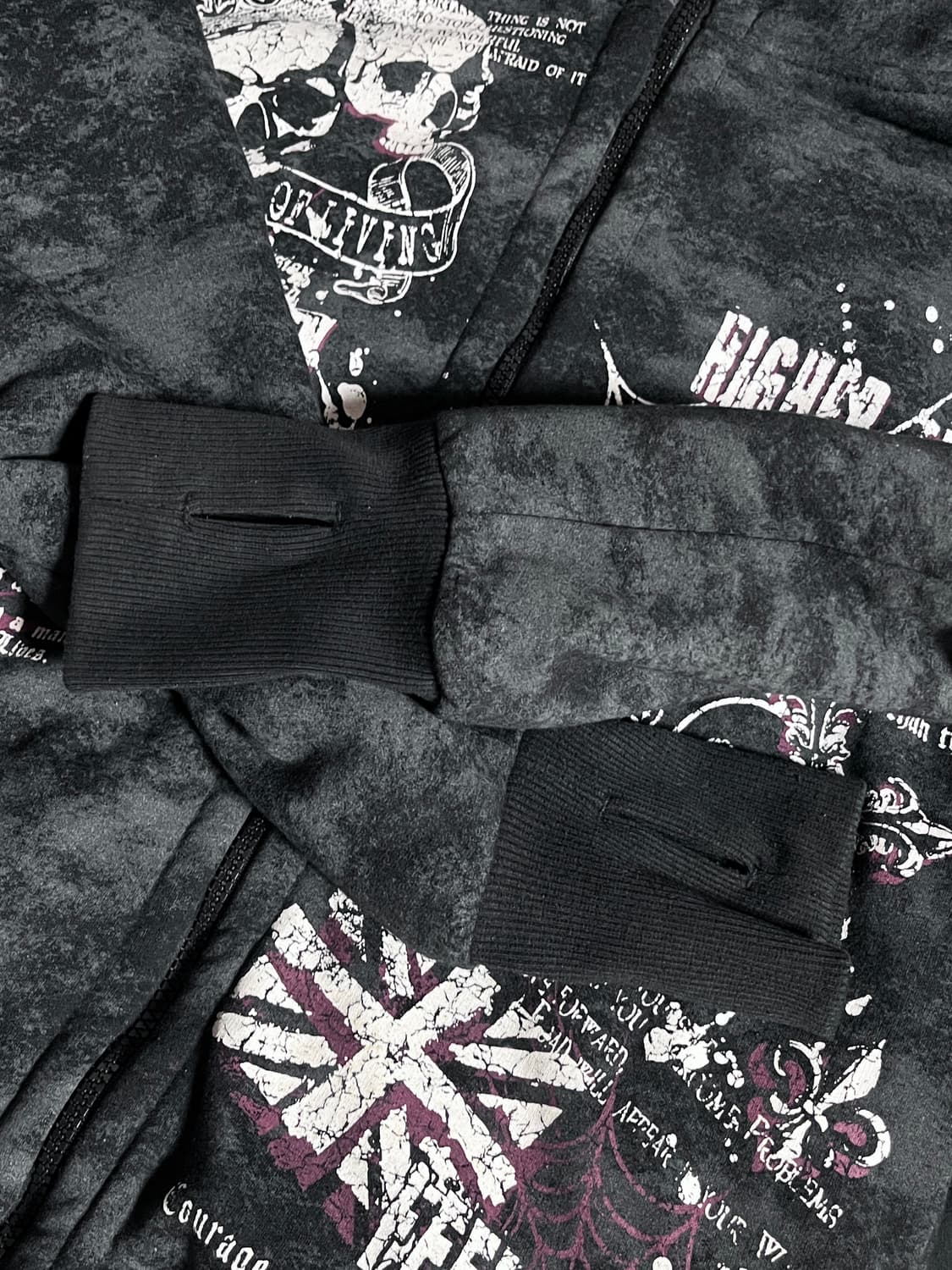 일본 빈티지 펑크 후드집업 상품이미지2