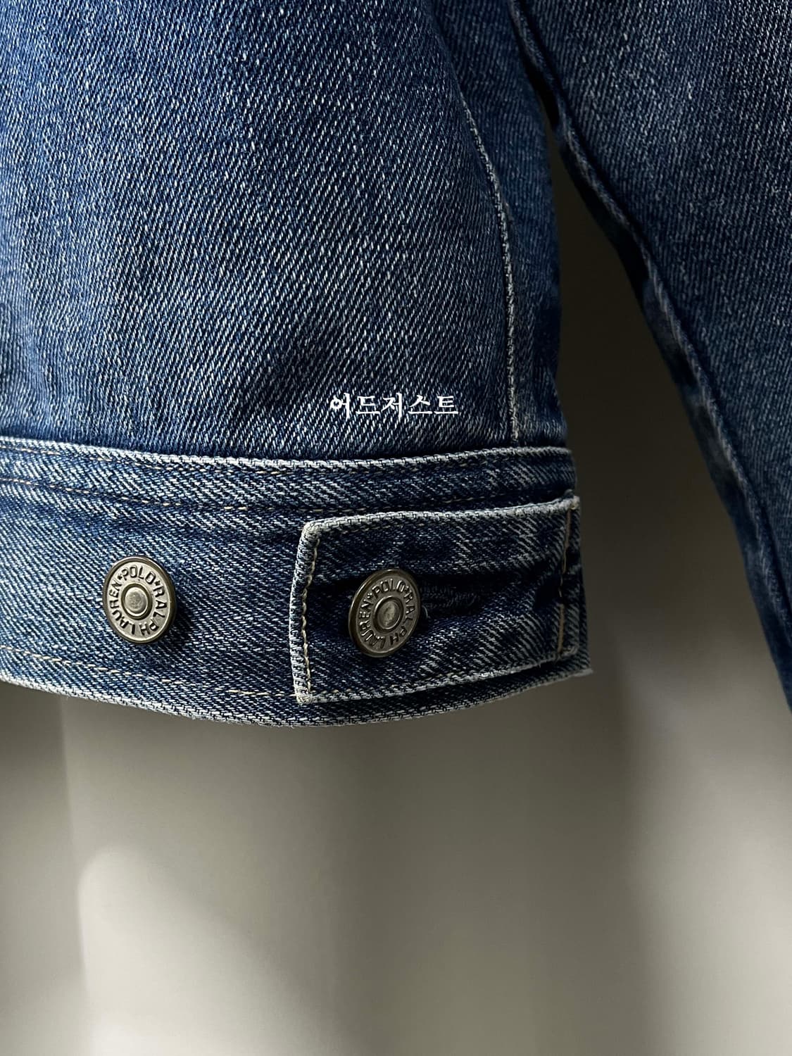 90's 폴로 랄프로렌 덩가리 버팔로 코듀로이 데님 트러커 자켓 상품이미지8