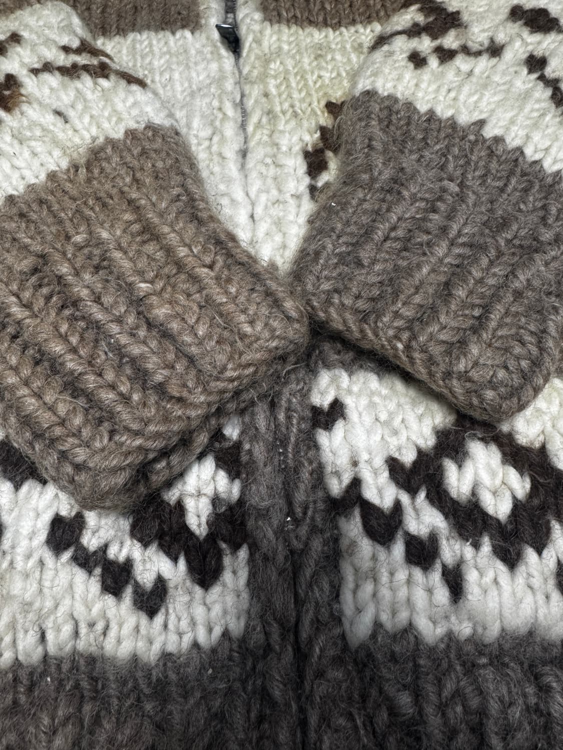 [L] 빈티지 헤비울 캐나다 코위찬 상품이미지3