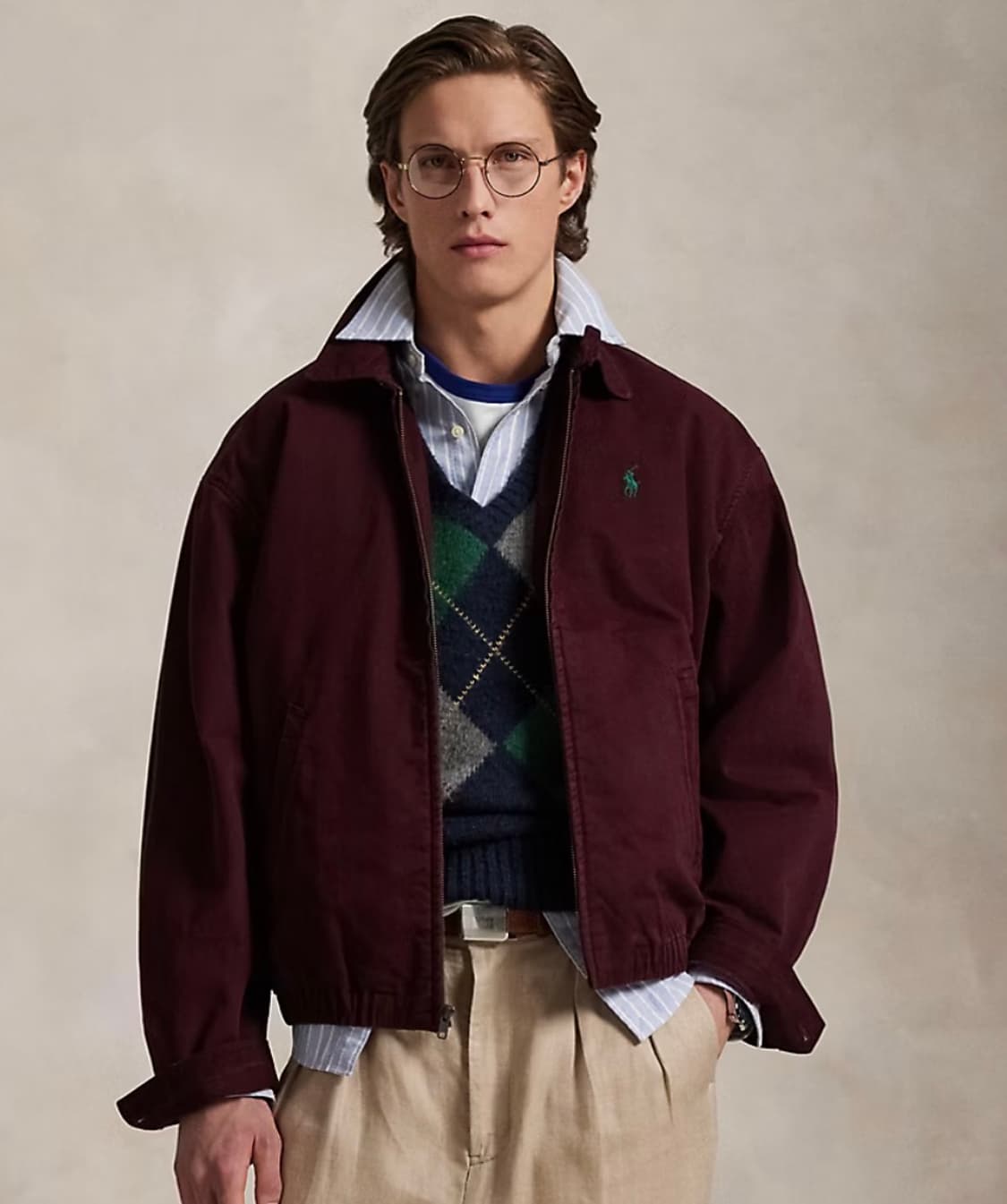 구매글입니다//폴로 빅자켓 하버드와인 - s사이즈 상품이미지2