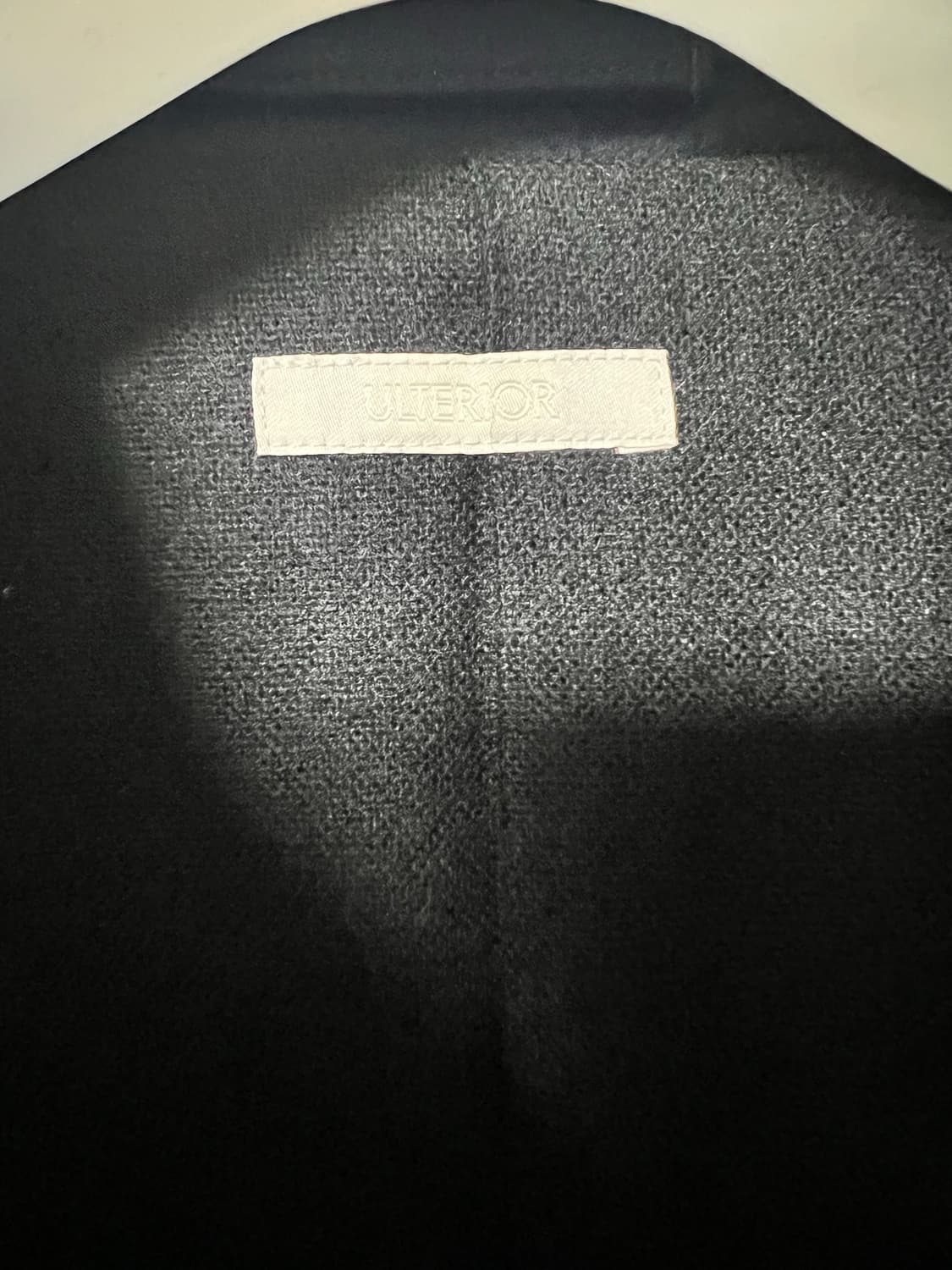 울테리어 슈퍼파인 라이트멜튼 필드코트 네이비 4사이즈 상품이미지2